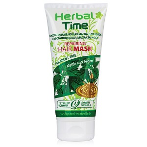 Възстановяваща маска за коса с коприва и арган Herbal Time - Rosa Impex Възстановяваща маска за коса с коприва и арган Herbal Time - Rosa Impex